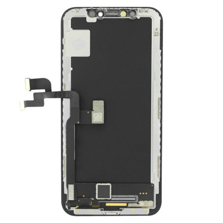 Ecran Compatibil cu iPhone X, OLED cu Touchscreen si Rama, Black