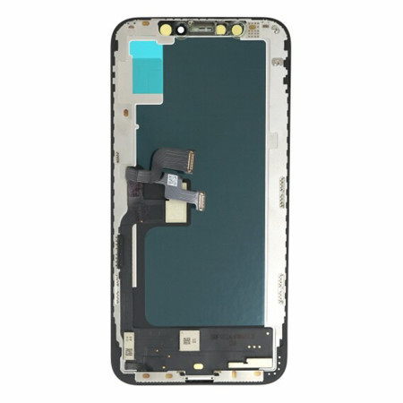 Ecran Compatibil cu iPhone XS, In-Cell LCD cu Touchscreen si Rama, Black
