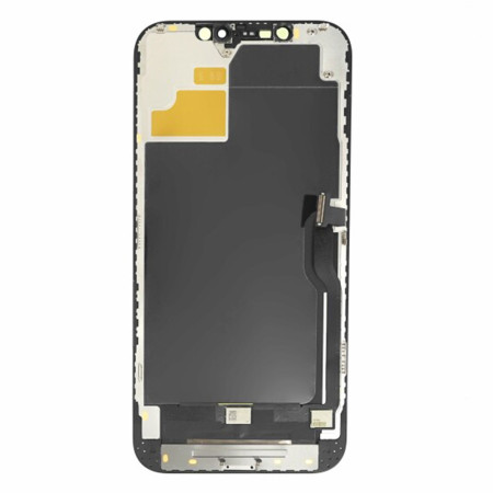Ecran compatibil Apple iPhone 12 Pro Max In-Cell COF LCD cu Touchscreen si Rama, Black