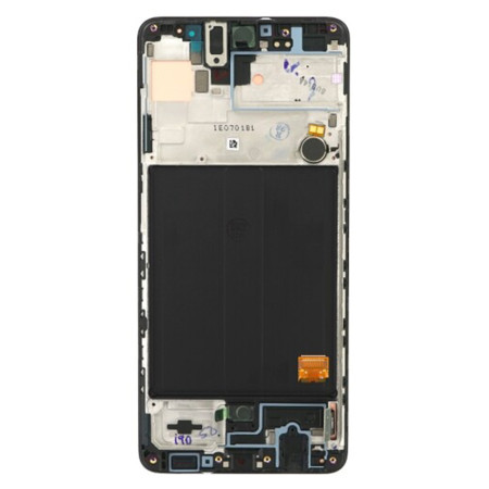 Ecran  Compatibil cu Samsung Galaxy A51, Touchscreen si Rama, SM-A515F, Black
