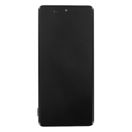 Ecran cu Touchscreen si Rama Compatibil cu Samsung Galaxy A71 SM-A715F, Black