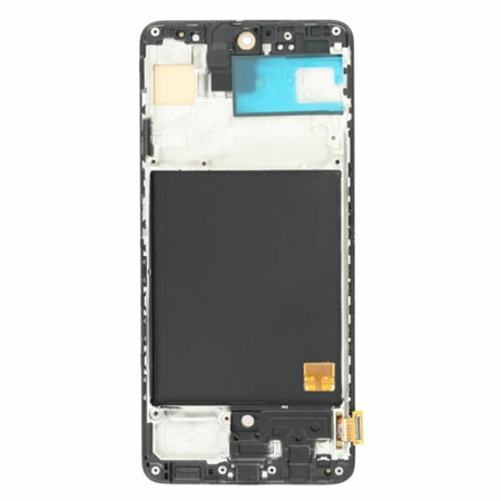 Ecran cu Touchscreen si Rama Compatibil cu Samsung Galaxy A51 4G, Black