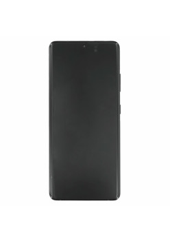 Ecran cu Touchscreen si Rama Compatibil cu Samsung Galaxy S21 Ultra 5G, SM-G998B,  Phantom Black