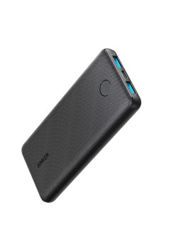 Baterie Externa Tip-C, 2x USB, 10000mAh, Anker PowerCore Slim, Black