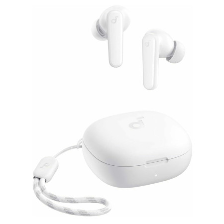 Casti Fara Fir cu Extra-bass, Anker R50i, White