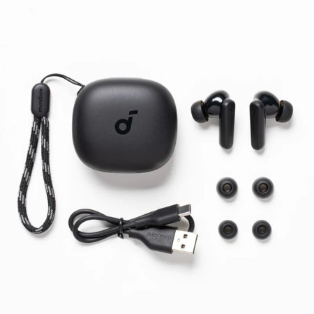 Casti Fara Fir cu Extra-bass, Anker R50i, Black
