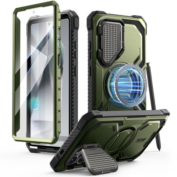 Husa pentru Samsung Galaxy S25 Ultra + Folie - I-Blason Armorbox - Guldan