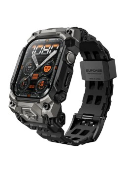 Husa pentru Apple Watch Ultra / Ultra 2 + Curea - Supcase Unicorn Beetle Ore - Black