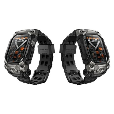 Husa pentru Apple Watch Ultra / Ultra 2 + Curea - Supcase Unicorn Beetle Ore - Black