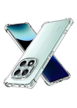 Husa Antisoc pentru Xiaomi Redmi Note 14 Pro 4G / Poco F7, AirBag PRO, Clear