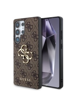 Husa pentru Samsung Galaxy S25 Ultra - Guess Hardcase 4G Big Metal Logo - Brown