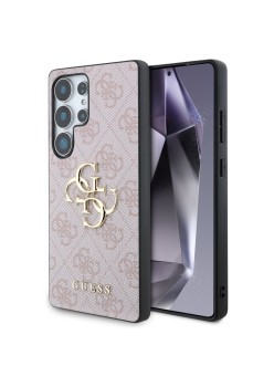Husa pentru Samsung Galaxy S25 Ultra - Guess Hardcase 4G Big Metal Logo - Pink