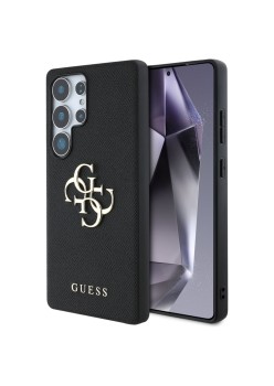 Husa pentru Samsung Galaxy S25 Ultra - Guess Hardcase 4G Grained Big and Classic Logo - Black