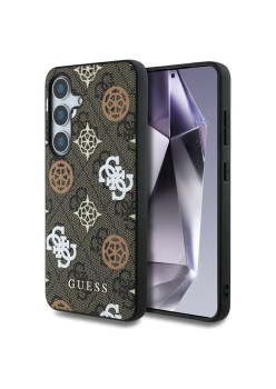 Husa pentru Samsung Galaxy S25 - Guess Hardcase 4G Peony - Brown