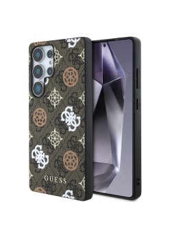 Husa pentru Samsung Galaxy S25 Ultra - Guess Hardcase 4G Peony - Brown