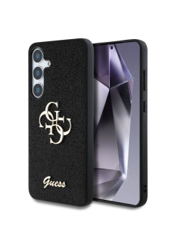 Husa pentru Samsung Galaxy S25 Plus - Guess Glitter Script Big 4G Logo - Black