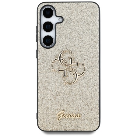 Husa pentru Samsung Galaxy S25 Plus - Guess Glitter Script Big 4G Logo - Gold