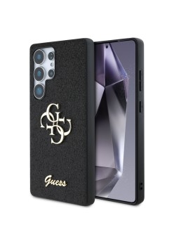 Husa pentru Samsung Galaxy S25 Ultra - Guess Glitter Script Big 4G Logo - Black