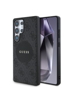 Husa pentru Samsung Galaxy S25 Ultra - Guess 4G Circle Classic Logo MagSafe - Black
