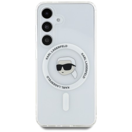 Husa pentru Samsung Galaxy S25 - Karl Lagerfeld IML 2 MagSafe - Karls Head