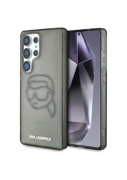 Husa pentru Samsung Galaxy S25 Ultra - Karl Lagerfeld IML Rhinestones Luxury - Karl Head