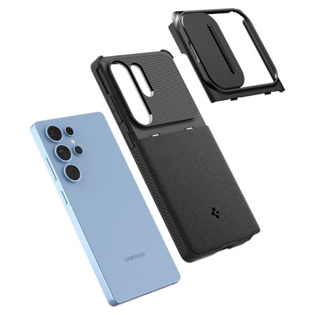 Husa Samsung Galaxy S25 Ultra - Spigen Optik Armor - Black