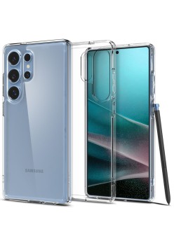 Husa pentru Samsung Galaxy S25 Ultra - Spigen Ultra Hybrid - Crystal Clear
