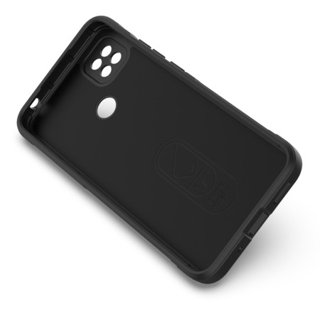 Husa pentru Xiaomi Redmi 9C / Redmi 9C NFC, Antisoc, Margini Striatii, Magic Shield, Black