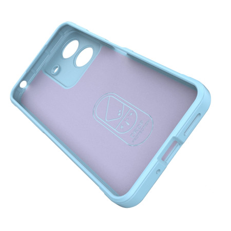 Husa pentru Xiaomi Redmi 13C 4G / Poco C65, Antisoc, Margini Striatii, Magic Shield, Bleu