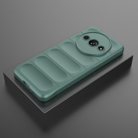 Husa pentru Xiaomi Redmi A3, Antisoc, Margini cu Striatii, Design Minimalist, Green