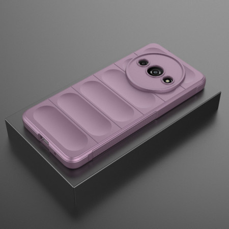 Husa pentru Xiaomi Redmi A3, Antisoc, Margini cu Striatii, Design Minimalist, Purple