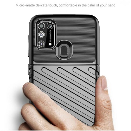Techsuit - Thunder Flex - Samsung Galaxy M31 - Black