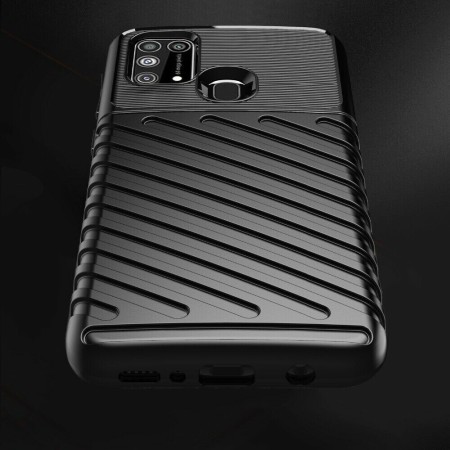 Techsuit - Thunder Flex - Samsung Galaxy M31 - Black