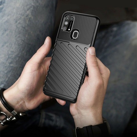 Techsuit - Thunder Flex - Samsung Galaxy M31 - Black