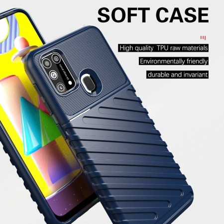 Techsuit - Thunder Flex - Samsung Galaxy M31 - Black
