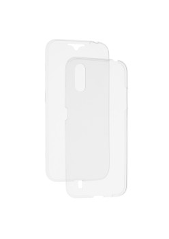 Techsuit - Clear Silicone 360 (bulk) - Samsung Galaxy A01 - Transparent