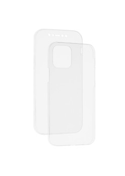 Techsuit - Clear Silicone 360 (bulk) - iPhone 12 / 12 Pro - Transparent