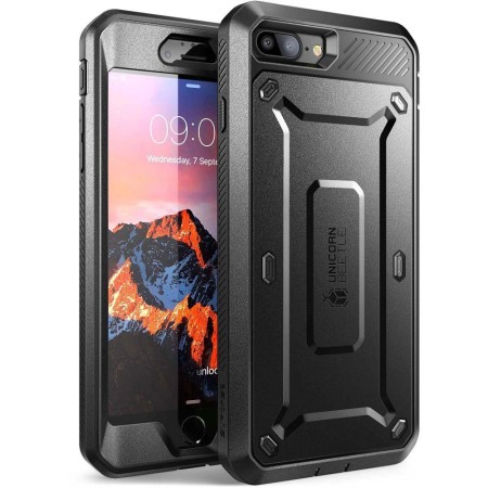 Husa pentru iPhone 7 Plus / 8 Plus - Supcase Unicorn Beetle Pro - Black