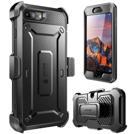 Husa pentru iPhone 7 Plus / 8 Plus - Supcase Unicorn Beetle Pro - Black