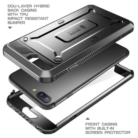 Husa pentru iPhone 7 Plus / 8 Plus - Supcase Unicorn Beetle Pro - Black