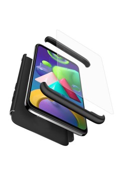 Husa pentru Samsung Galaxy M21 / M30s + Folie - GKK 360 - Black
