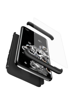 Husa pentru Samsung Galaxy S20 Ultra 4G / S20 Ultra 5G + Folie - GKK 360 - Black