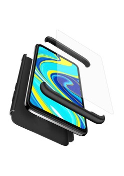 Husa pentru Xiaomi Redmi Note 9S / Note 9 Pro / Note 9 Pro Max + Folie - GKK 360 - Black