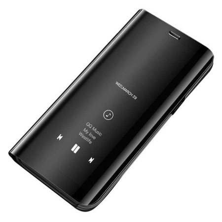 OEM - Clear Standing Cover - Huawei Mate 20 Lite - Black