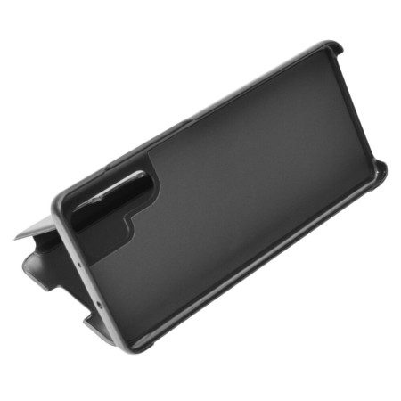 OEM - Clear Standing Cover - Huawei P30 Pro - Black