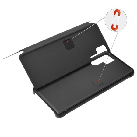 OEM - Clear Standing Cover - Huawei P30 Pro - Black