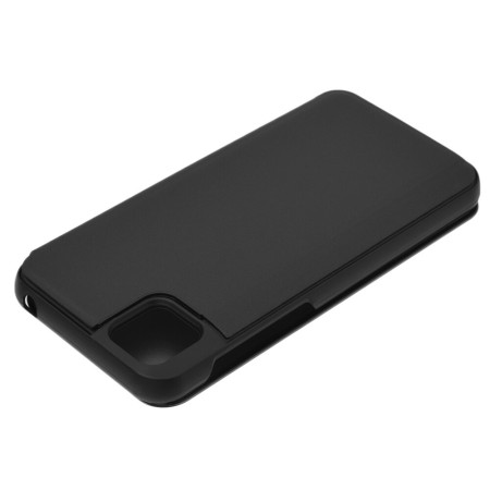 OEM - Clear Standing Cover - Huawei Y5p - Black