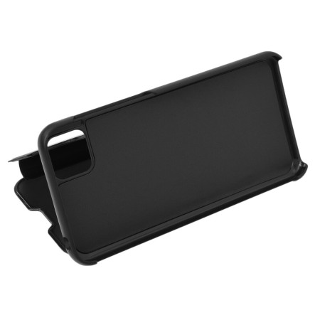 OEM - Clear Standing Cover - Huawei Y5p - Black