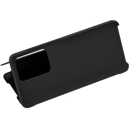 OEM - Clear Standing Cover - Samsung Galaxy S20 Ultra - Black