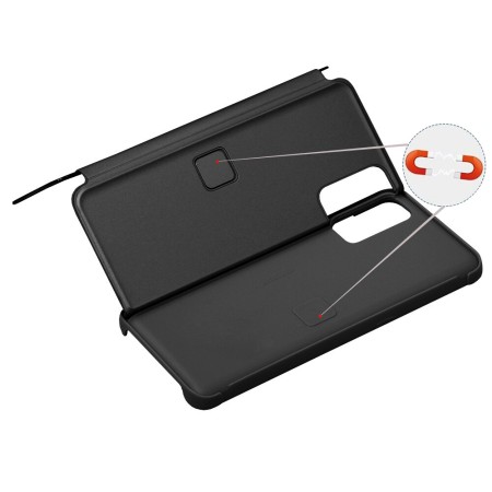 OEM - Clear Standing Cover - Samsung Galaxy S20 Ultra - Black